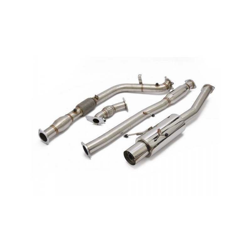 Ligne échappement inox 76mm Subaru Impreza GT Turbo, WRX ou STI