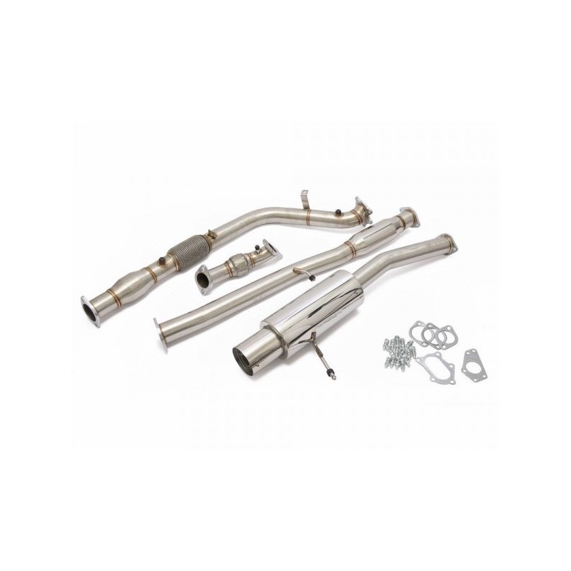 Ligne échappement inox 76mm Subaru Impreza GT Turbo, WRX ou STI