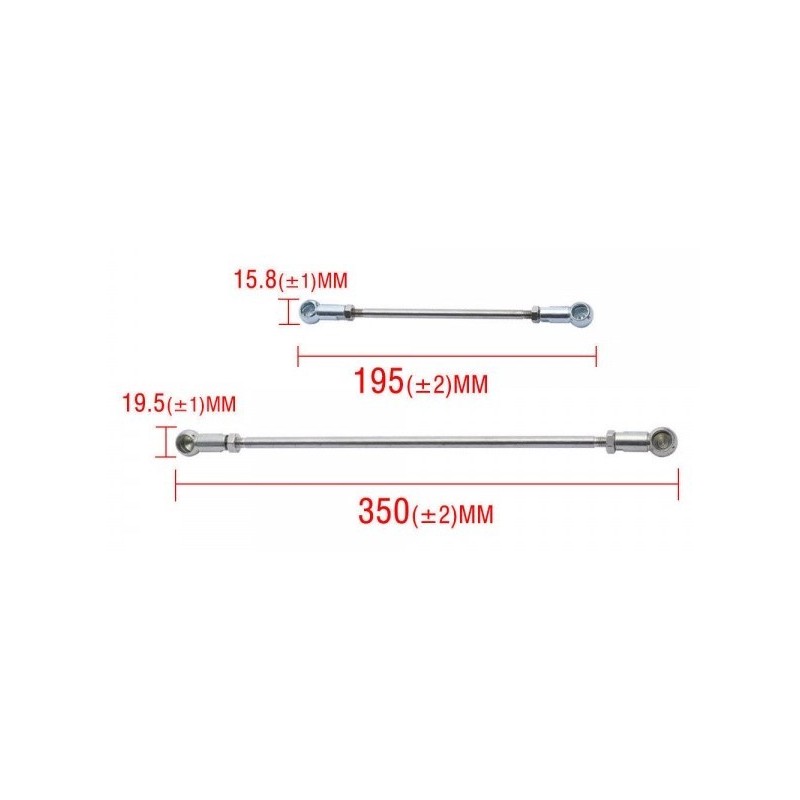 Biellettes de tringlerie renforcées Peugeot 106 Citroën Saxo