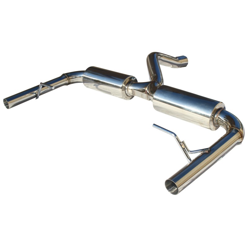 Silencieux d'échappement inox Renault Clio 3 RS