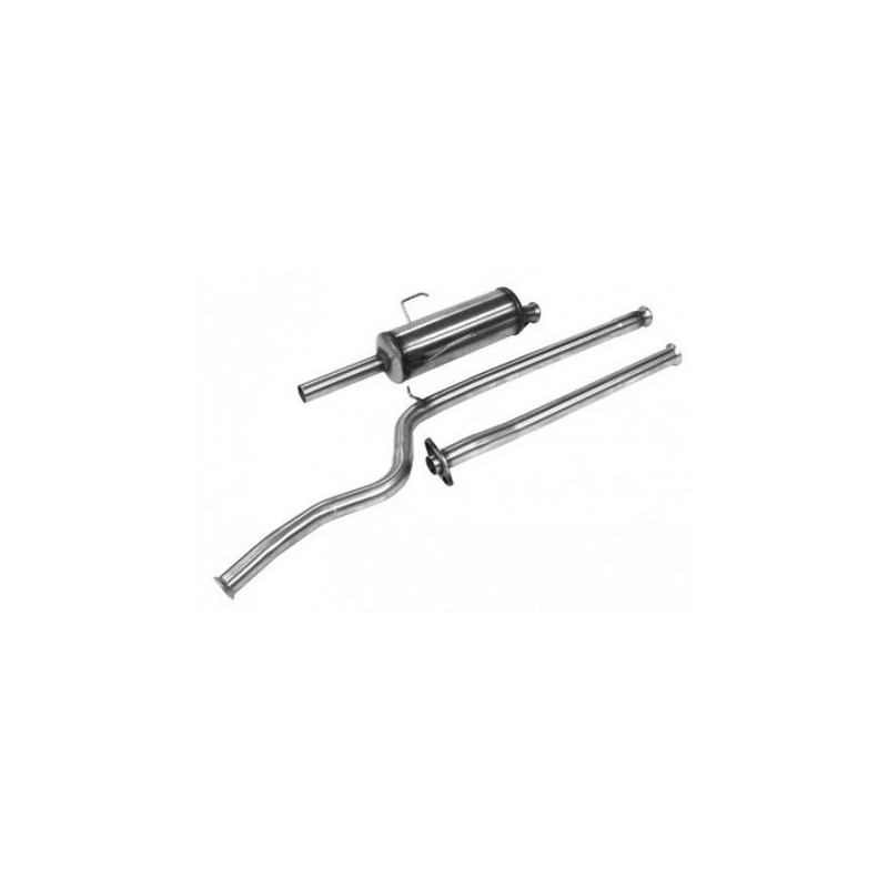 Ligne d'échappement groupe N inox décatalysée Peugeot 106 S16