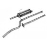 Ligne d'échappement groupe N inox décatalysée Peugeot 106 S16