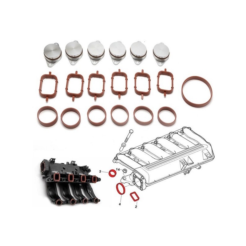 Kit Suppression clapets admission BMW swirl flap