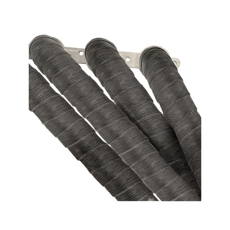 Bande thermique noire + colliers pour échappement